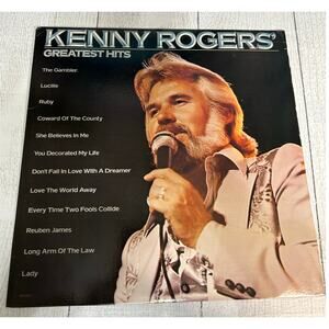 Vintage Kenny Rogers Greatest Hits 1980 Vinyl Album